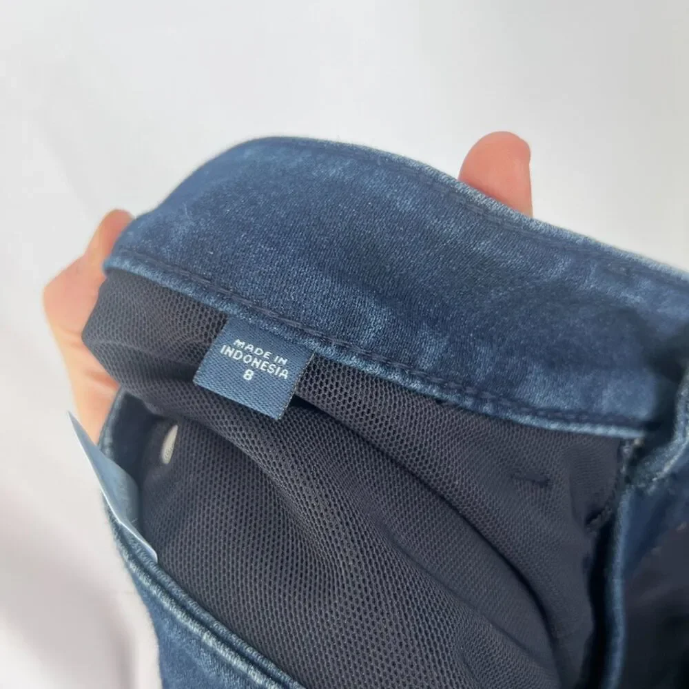 J Jill Denim‎ Premium Flex High Rise Legging Denim Jeans Size 8 Non Destructed